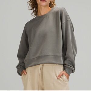 Lululemon Softstreme Perfectly Ovsersized Cropped Crew